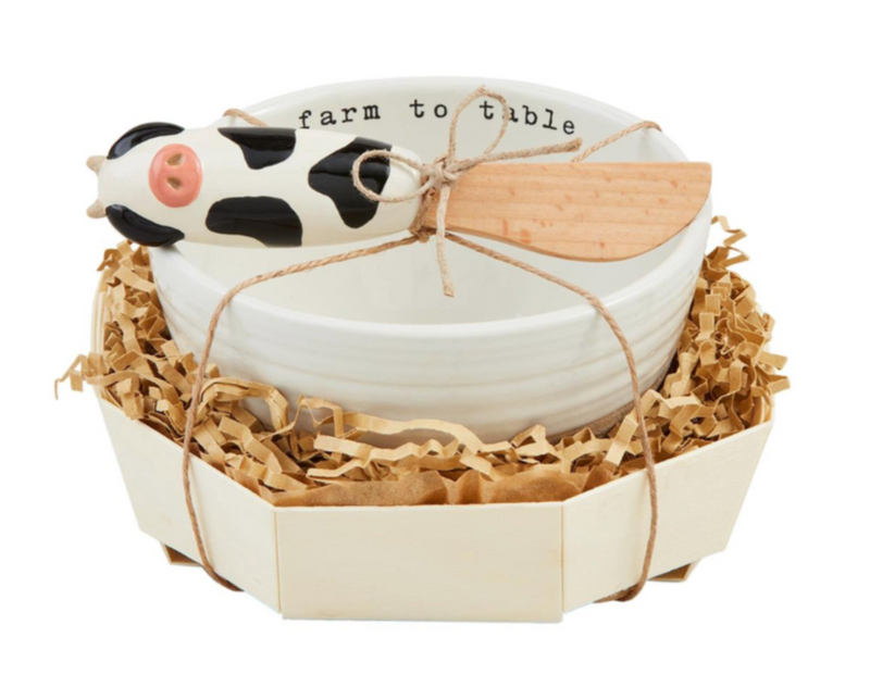 Cow & Pig Farm Tidbit Bowls