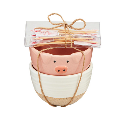 Pig Small Tidbit Bowl Set