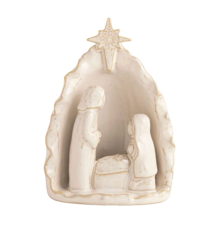 Stoneware Nativity