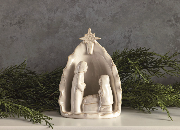 Stoneware Nativity