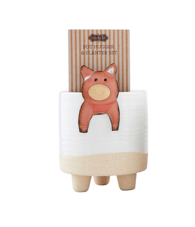 Farm Animal Pot Hugger and Planter
