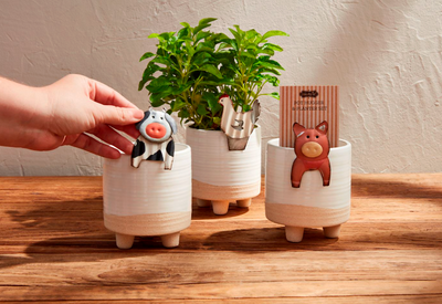 Farm Animal Pot Hugger and Planter