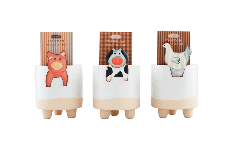 Farm Animal Pot Hugger and Planter