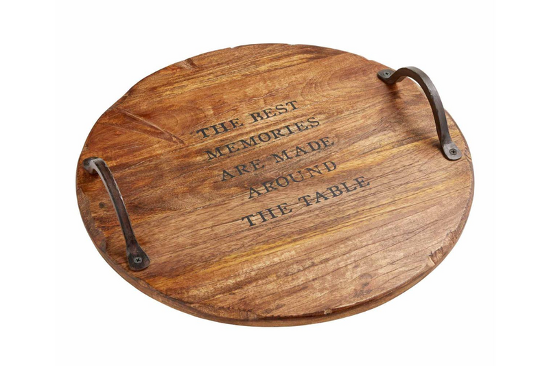 "The Best Memories Are Made Around The Table" Lazy Susan