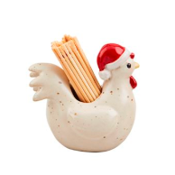 Christmas Farm Animal Toothpick Caddy Set
