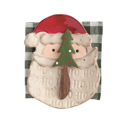 Santa Plate and Towel Set