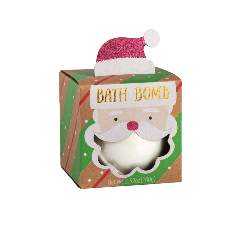 Santa Bath Bomb with Surprise Bracelet