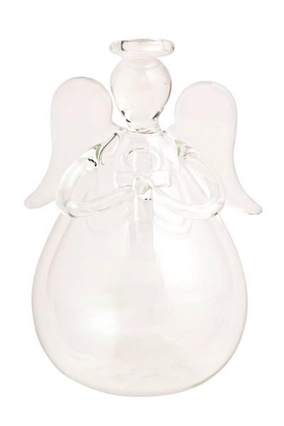 Glass Angel Bud Vase