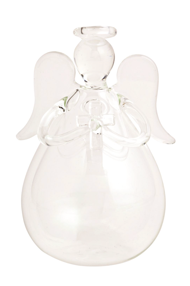 Glass Angel Bud Vase