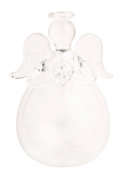 Glass Angel Bud Vase
