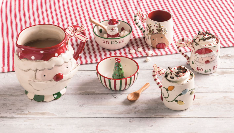 Santa Christmas Candy Dish