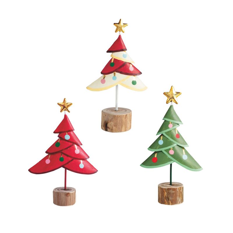 Metal Christmas Tree Sitter - 3 Sizes