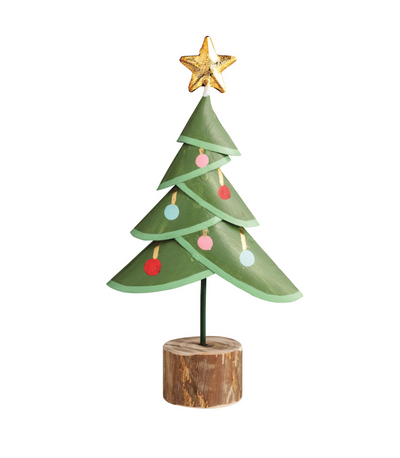 Metal Christmas Tree Sitter - 3 Sizes