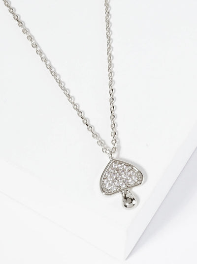 "Tiny Umbrella" Mushroom Necklace