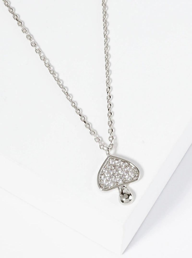 "Tiny Umbrella" Mushroom Necklace