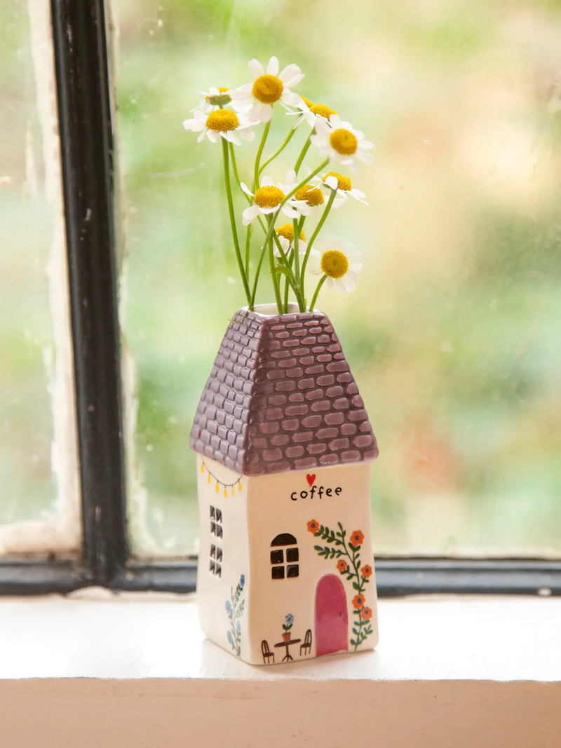 Coffee Cottage Bud Vase