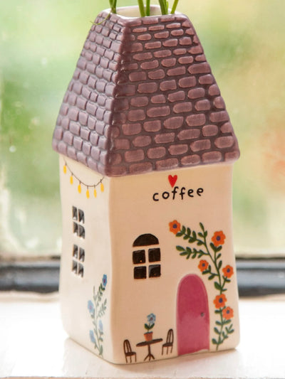 Coffee Cottage Bud Vase