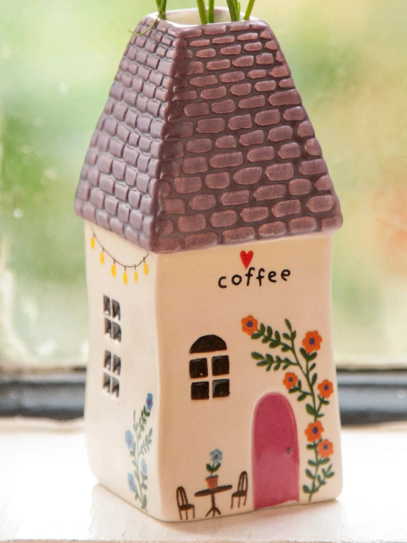 Coffee Cottage Bud Vase