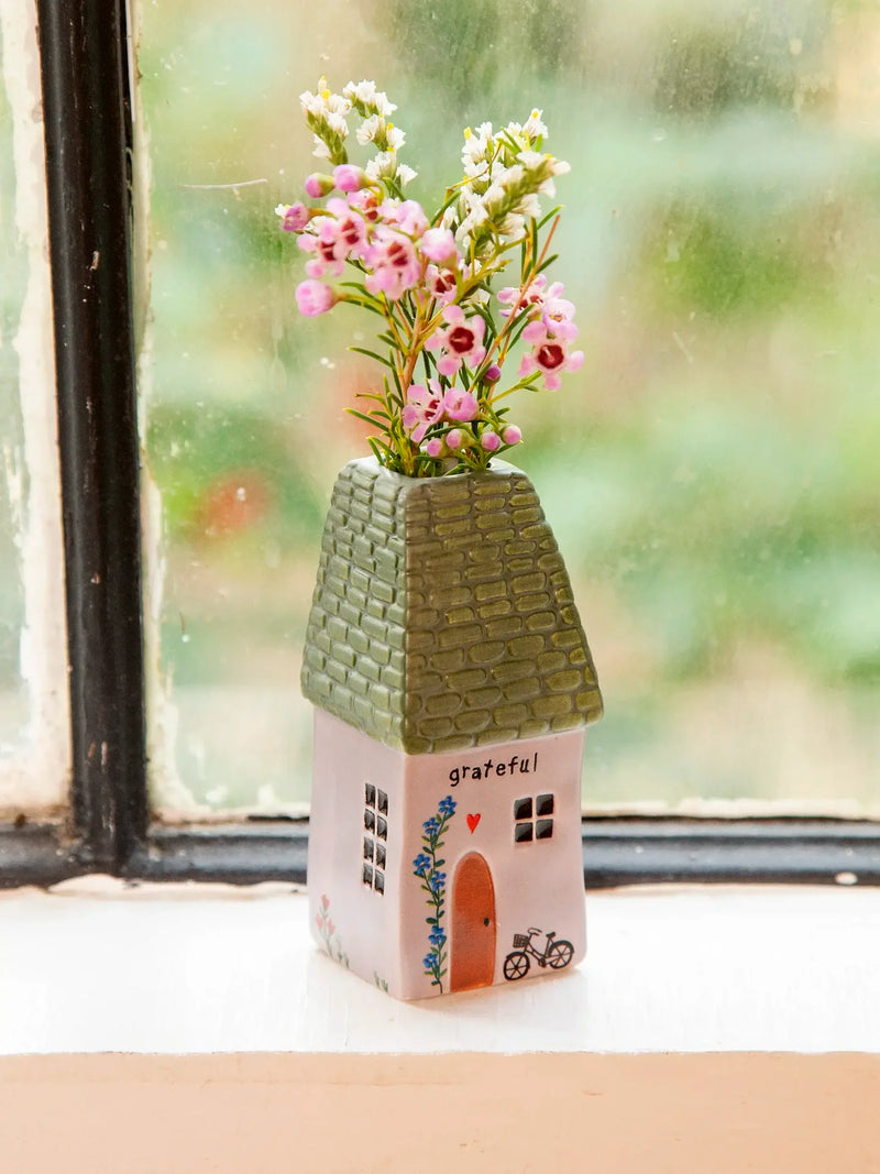 Grateful Cottage Bud Vase