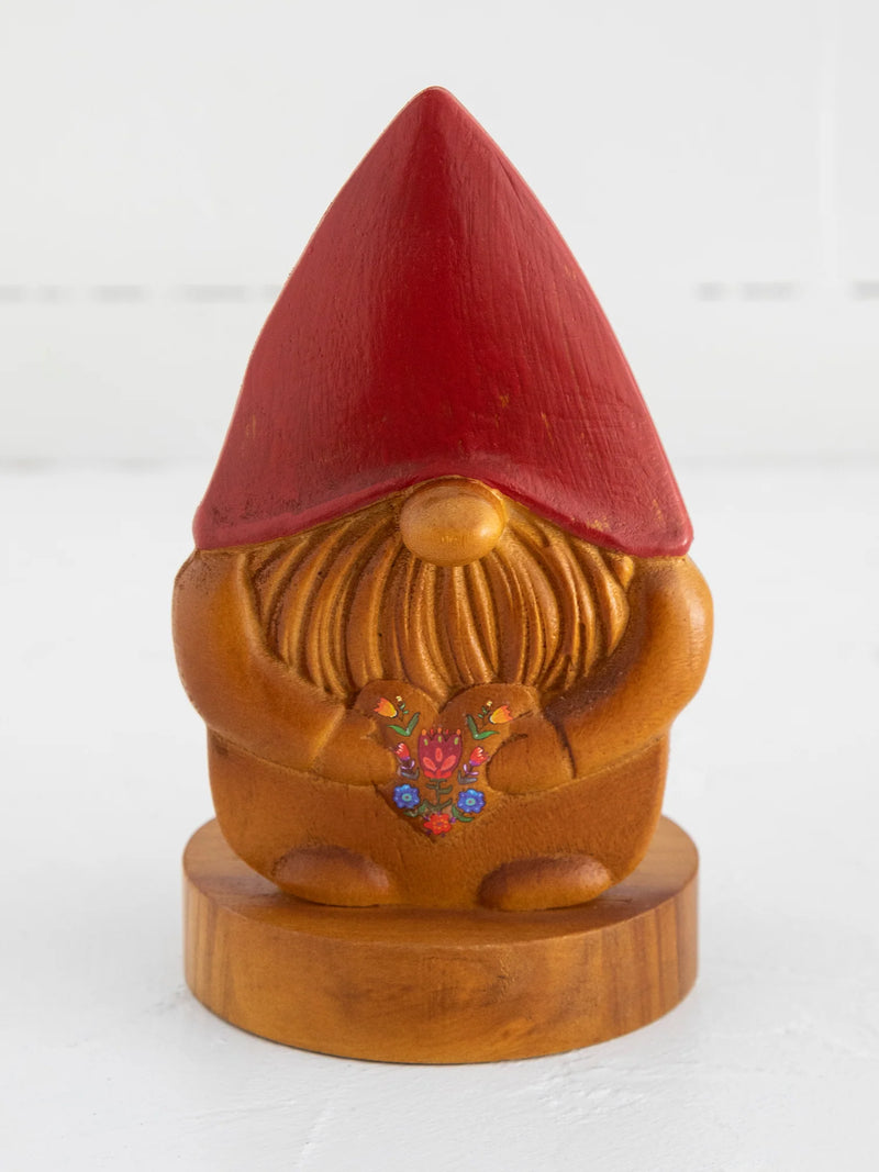 Wooden Gnome Eyeglass Holder