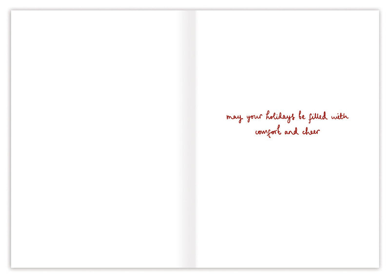 "Love To You All" Animals In Stockings Christmas Holiday Card