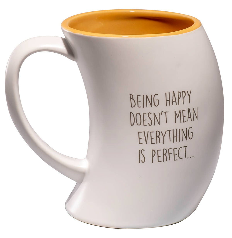 Perfectly Imperfect Mug: Being Happy