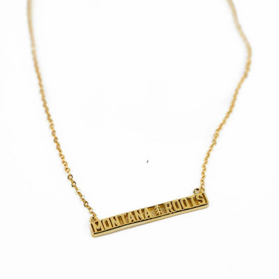 "Montana Roots" Necklace - Gold