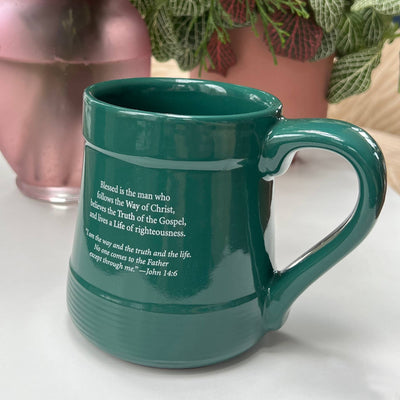 "Man of Faith" Pottery Mug