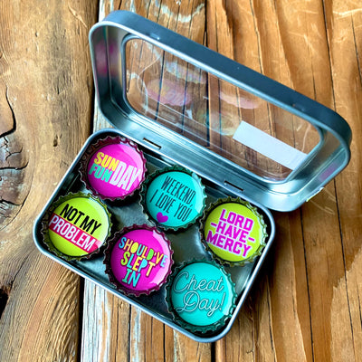 Upcycled "Adulting" Magnet - Six Pack