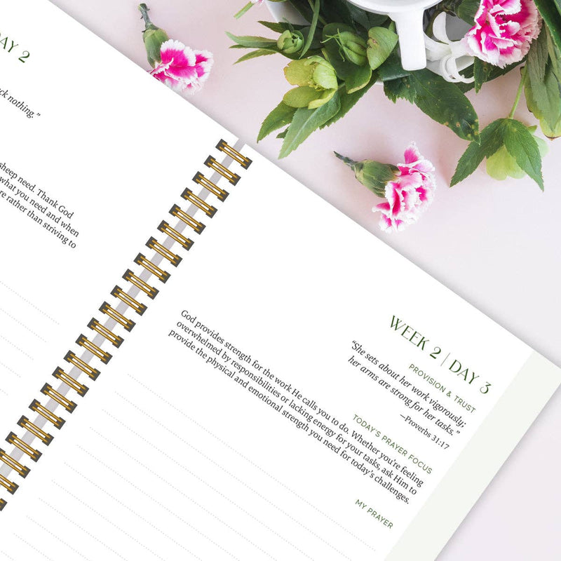 Spiral Bible: A Year In Prayer: A Journey of Daily Prayer and Reflection - Flowers