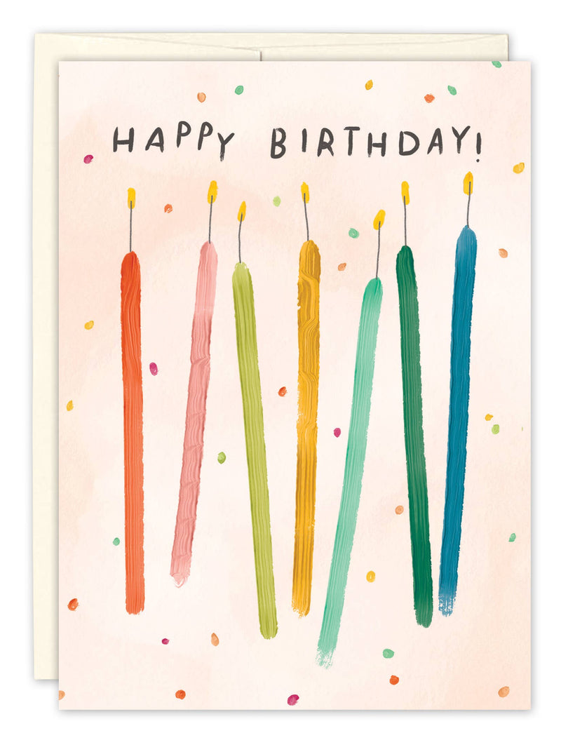 "Happy Birthday" Candles Card