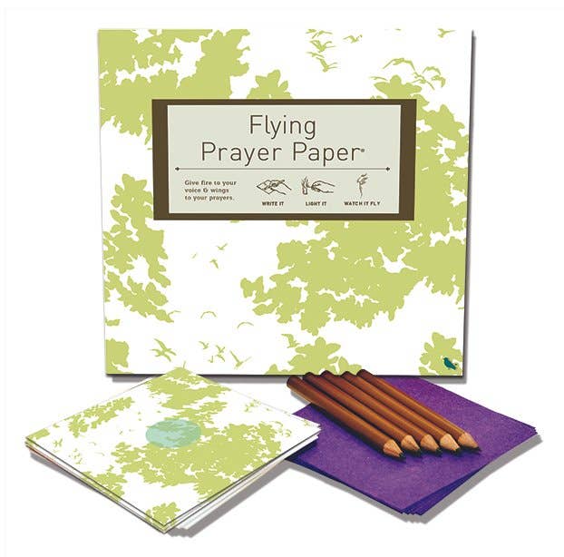 "Spring Prayer" Flying Wish Paper (Large Kit with 50 Wishes + Accessories)