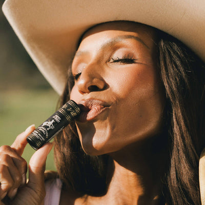 Poppy & Pout Rhinestone Rodeo, Wildin' Whiskey Lip Balm