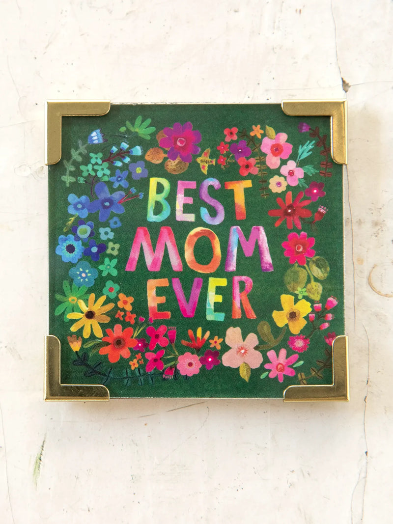 "Best Mom Ever" Corner Magnet