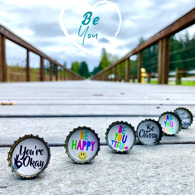 Upcycled "Be You" Magnet - Six Pack