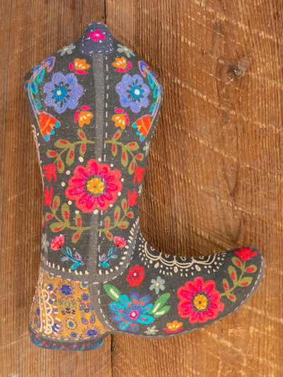 Boho Shaped Pillow - Boot