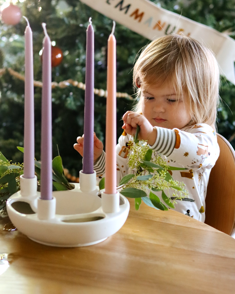 12" Taper Advent Candles - Set of 4