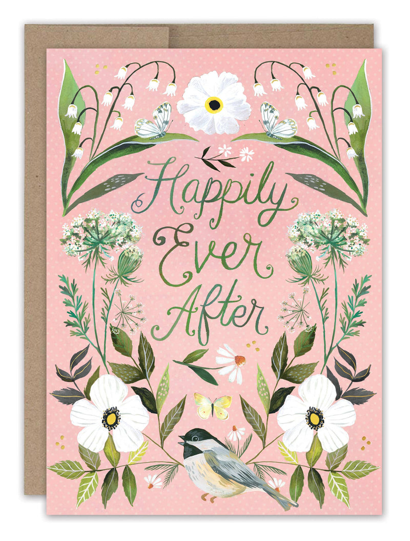 "Happily Ever After" Wedding Card