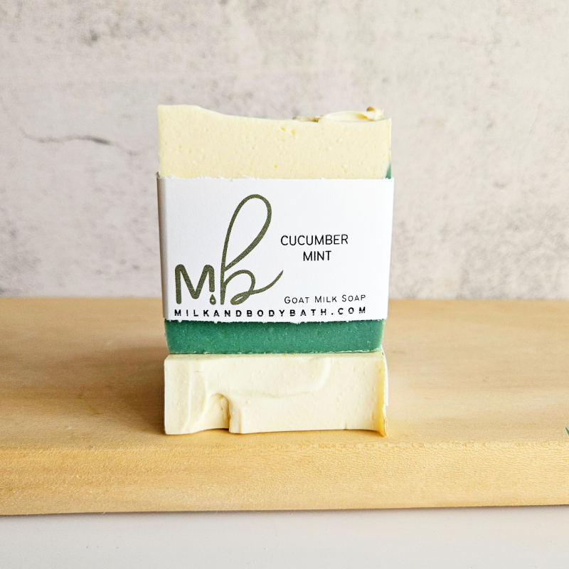 Cucumber Mint Goat Milk Soap