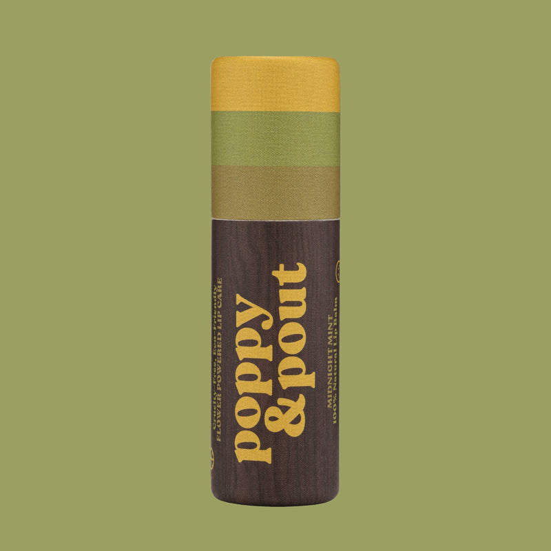 Poppy & Pout Retro Surf Midnight Mint Lip Balm