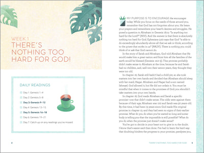 "The Bible in 52 Weeks" A Yearlong Bible Study for Women