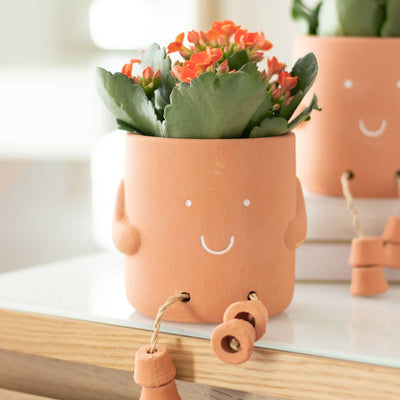 "Thank You For Helping Me Grow" Sitting Plant Pot Pal