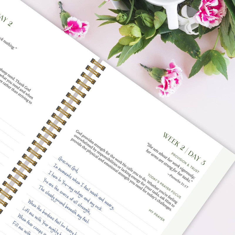Spiral Bible: A Year In Prayer: A Journey of Daily Prayer and Reflection - Flowers