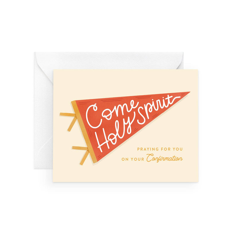 "Come Holy Spirit" Confirmation Card