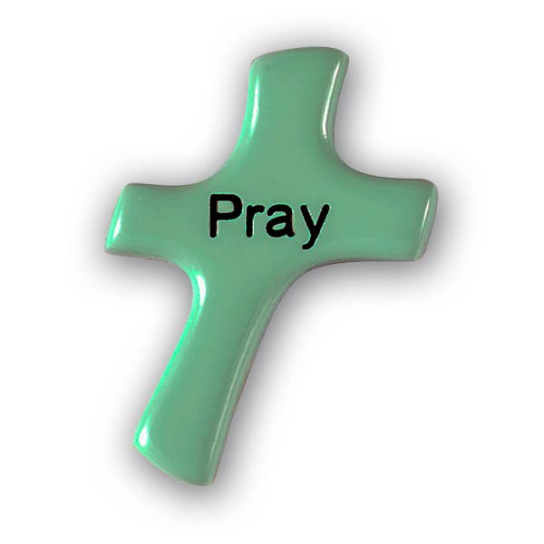 "Pray" Pocket Cross