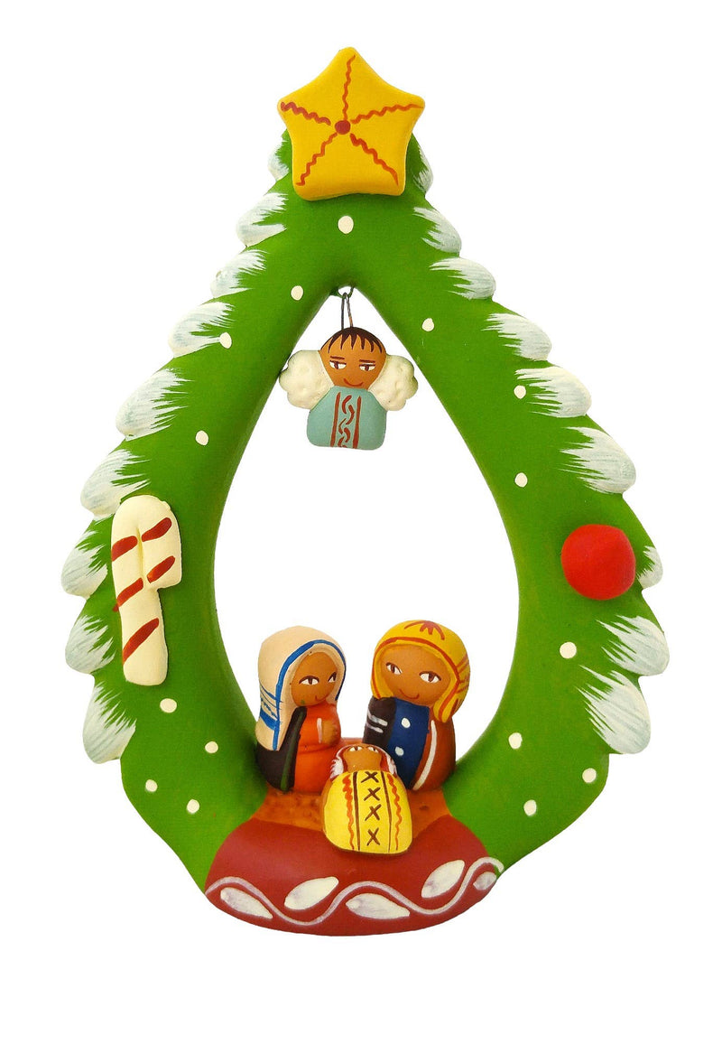 Ceramic Nativity Tree