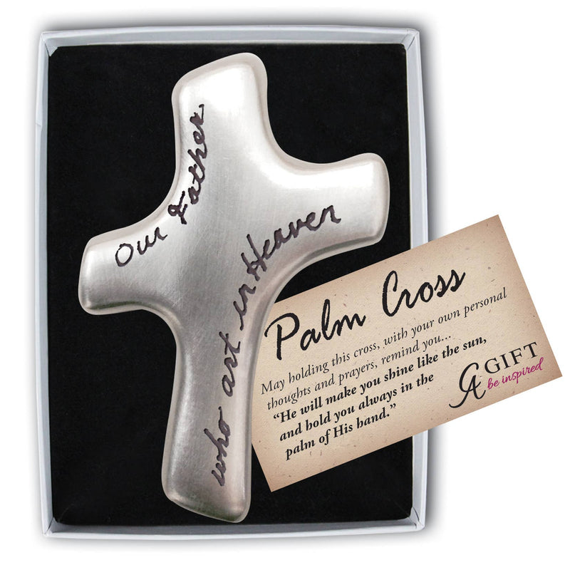 "Our Father Who Art In Heaven"  Palm Cross