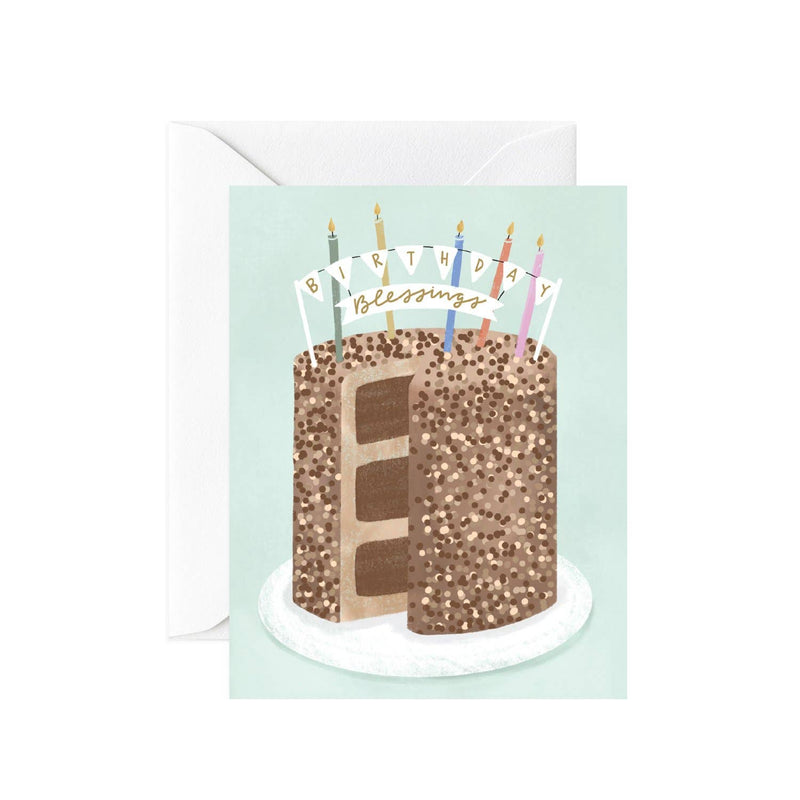 "Birthday Blessings" Greeting Card