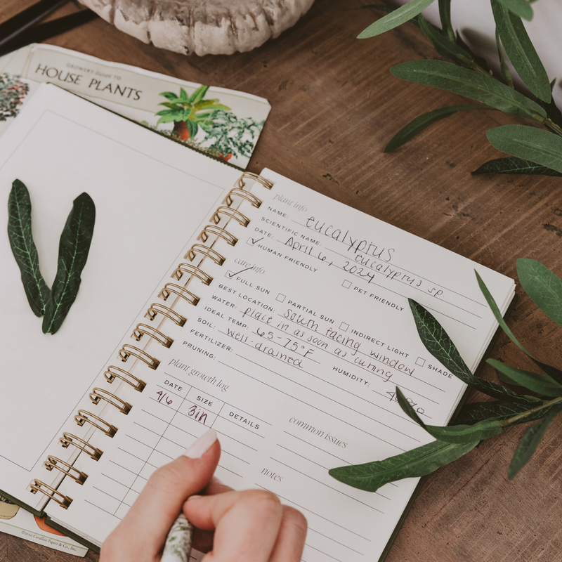 Indoor/Outdoor Plant Journal
