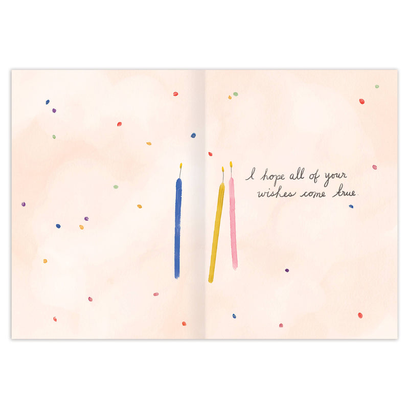 "Happy Birthday" Candles Card